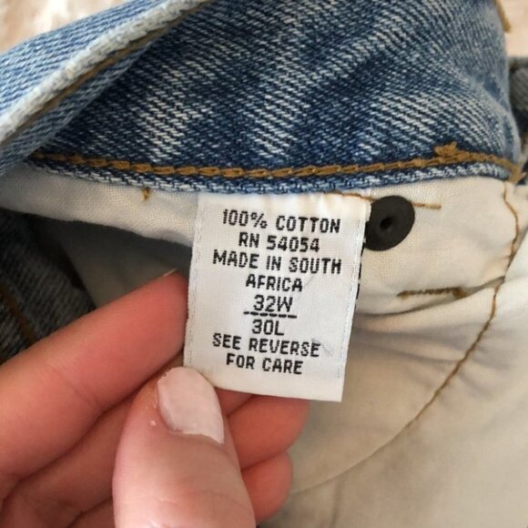 𝅺BUGLE Boys jeans NWT vintage y2k TAPERED MOM jeans vibes sz 32x30 - Picture 8 of 11